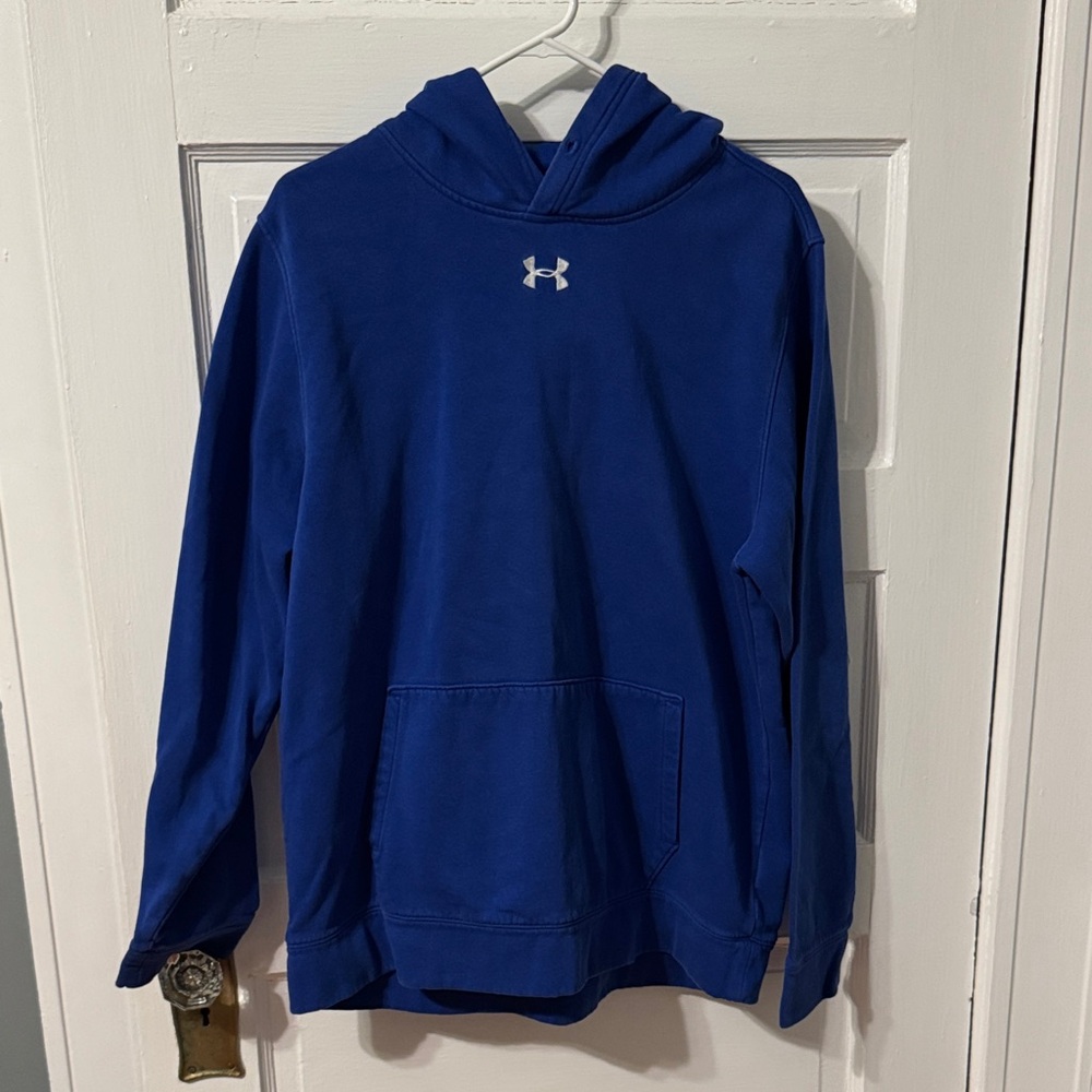 Under Armour Blue Hooded Pullover Sweatshirt